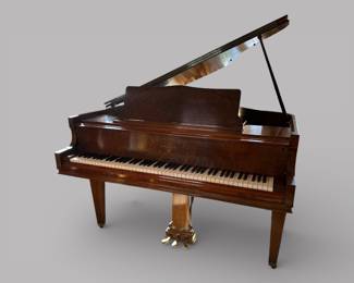 William Knabe & Co Walnut Case Grand Piano, C. 1940