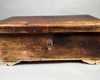 Country Oak Box, Late 19th Century