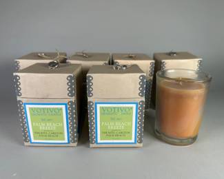 Six Votivo For The Ritz-Carlton Palm Beach 'Palm Beach Breeze' Candles (6)