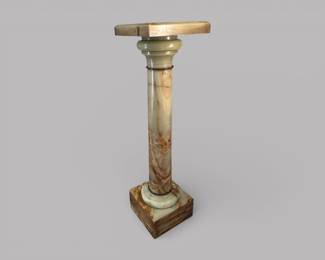 Marble Columnar Style Pedestal 