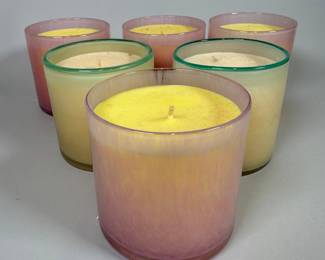 Six Lafco Candles: French Lilac And Duchess Peony (6)