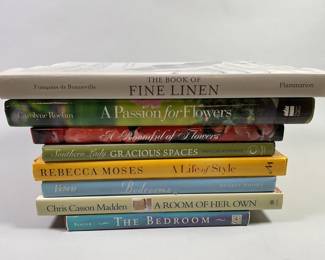 Eight Books On Flowers, Fine Linens, And Interior Design (8)