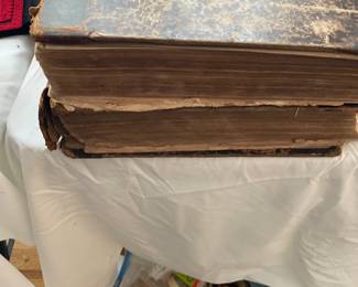 Two large volumes of Harper’s Bazaar ca 1874