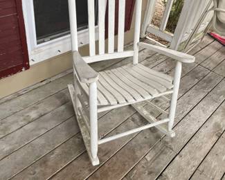 Wood porch furniture