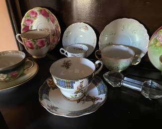 Tea cup collection