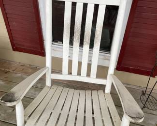 Wood porch furniture