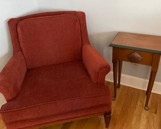 MCM upholstered arm chair