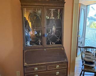 Antique drop front secretary.  Very lovely and great size