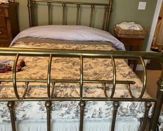 Antique brass bed. Full/queen size