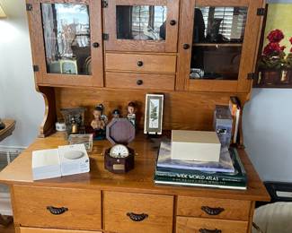 This is an Antique cabinet, it has a primitive look to it - I think originally a kitchen piece.  Very nice condition and great size.