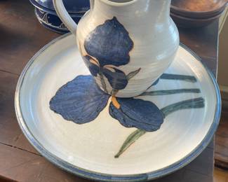 Iris pottery pieces