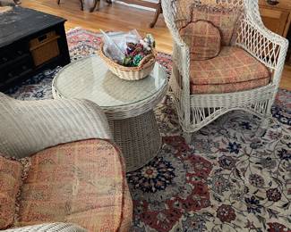 Antique wicker pieces, nice condition