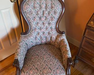 Victorian parlor chair