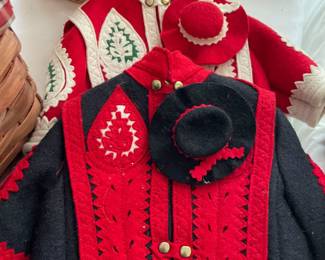 Felt doll clothing