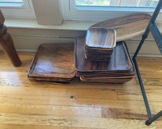 Wood trays