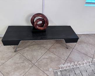 Black Wooden Coffee Table