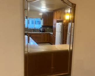 Large wall mirror