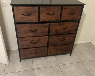 Dresser with basket style drawers