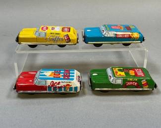 Tin Lithograph Friction Cars