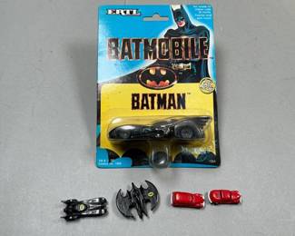 ERTL Dick Tracy and Bat man Micro Machine and Batmobile