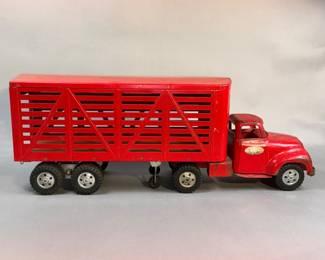 1950s Tonka Livestock Truck and Trailer