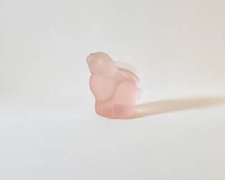 VIKING FROSTED GLASS BUNNY