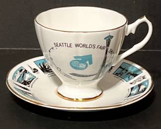 SEATTLE WORLD'S FAIR TEA CUP SET