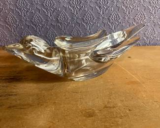 CUT CRYSTAL BIRD
