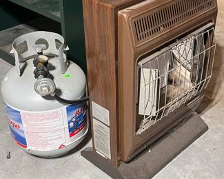 PROPANE TANK AND HEATER