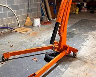 1 TON HINGED HYDRAULIC ENGINE HOIST