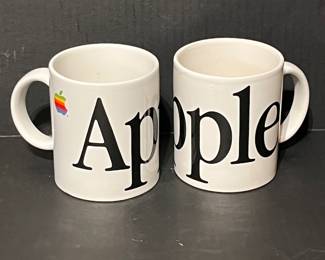VINTAGE RAINBOW APPLE COFFEE MUGS