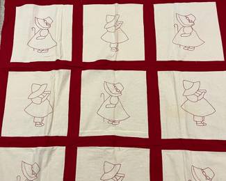 SUNBONNET SUE QUILT TOPPER