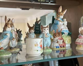 Petter Rabbit figurines
