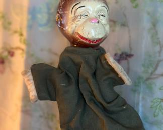 Antique hand puppet