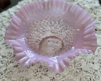 Fenton pink dish
