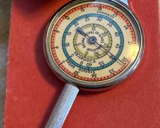 Vintage map measurer
