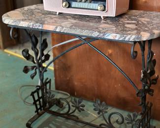 Fabulous vintage metal table