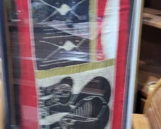 African Tribal Hand Woven Framed