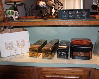 Bar Ware and Glass, Crystal and more