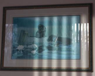 Puppies Play in the Pond