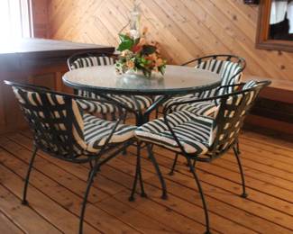 Glass Top Table and Chairs
