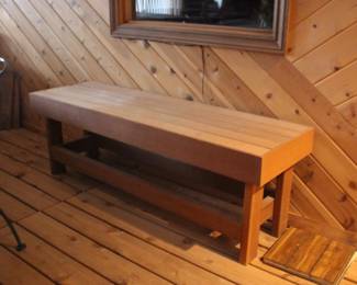 Wood Bench