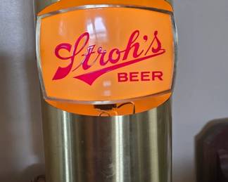 Strohs Beer Sign