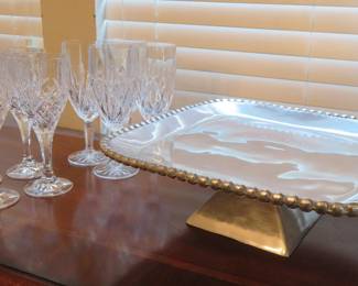 Crystal, servingware