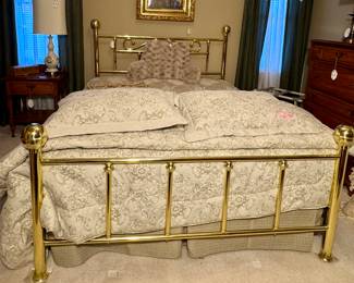 Queen Brass Bed