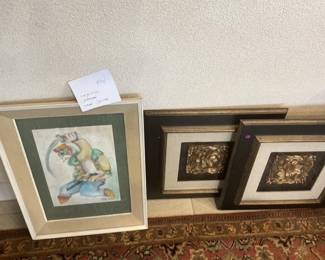 Multiple wall hangings and decor, perfect investments or ready to hang for decor.