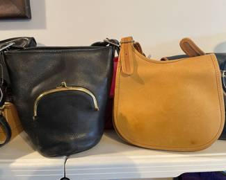 Vintage Coach Saddle bag & Kisslock Frame Bag Bonnie Cashin for Meyers