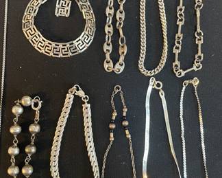 Sterling silver bracelets