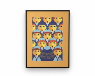Bjorn Wiinblad Copenhagen Boys Choir Poster 