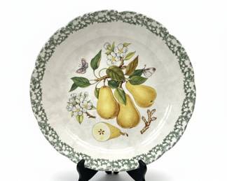 Himark Ceramics Due Torri Pear Plate